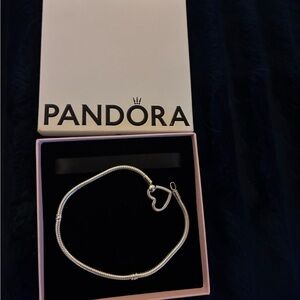 Pandora Heart Clasp Silver Bracelet